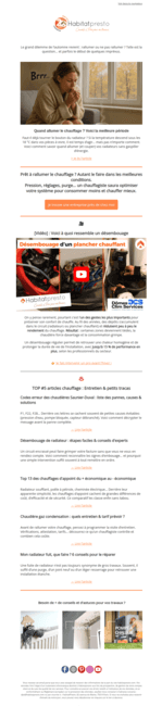 Aperçu newsletter
