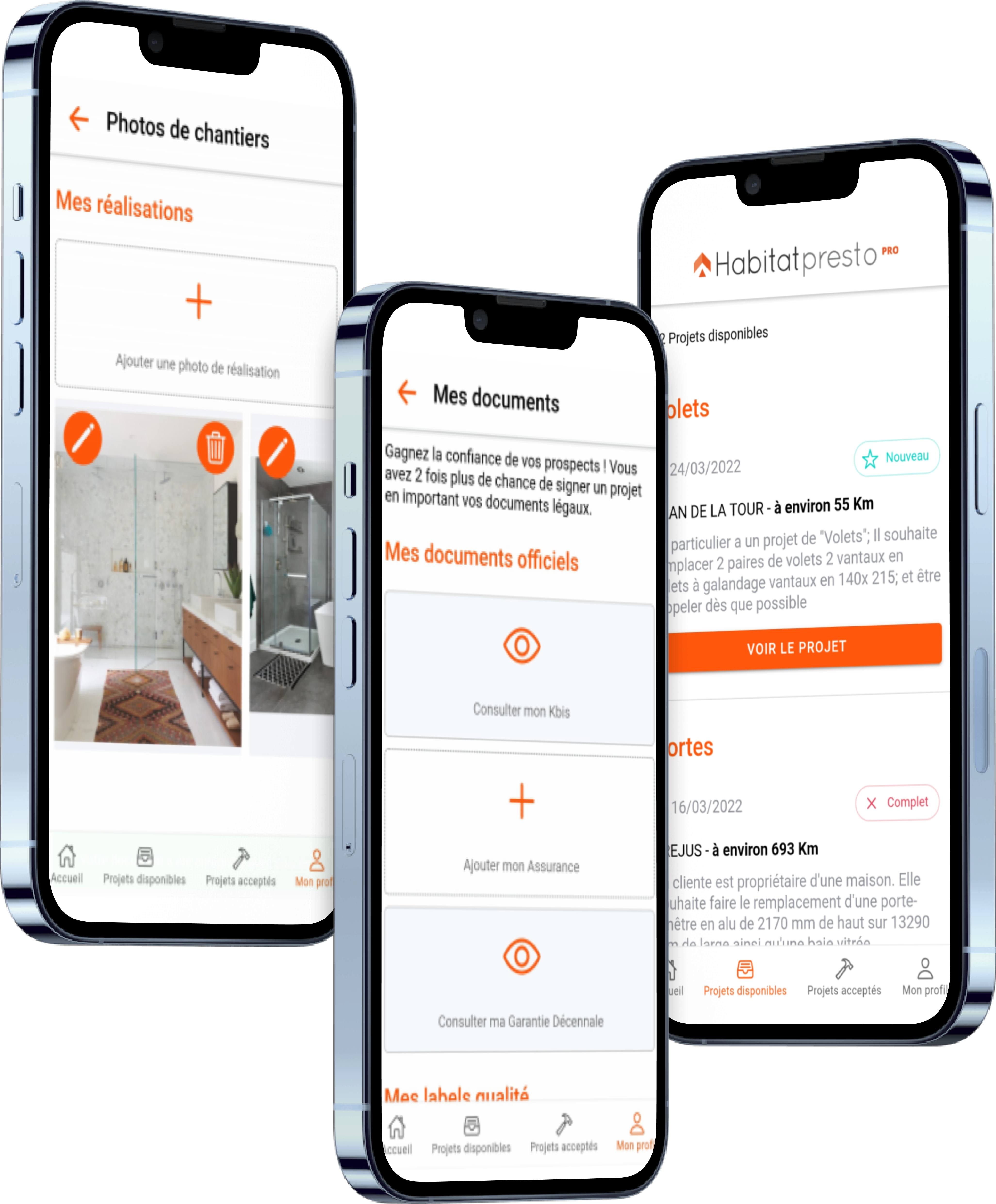 application mobile habitatpresto pro