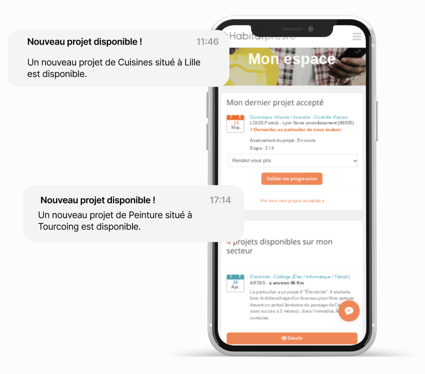 Application mobile